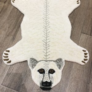 Polar Bear wool rug